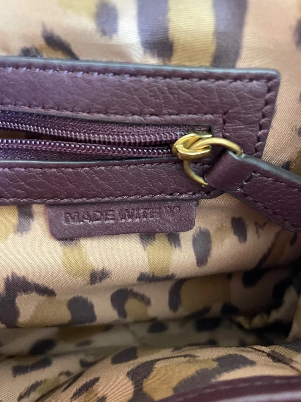 Aimee Kestenberg Fierce & Fab Leather Saddle Bag In Oxblood EUC